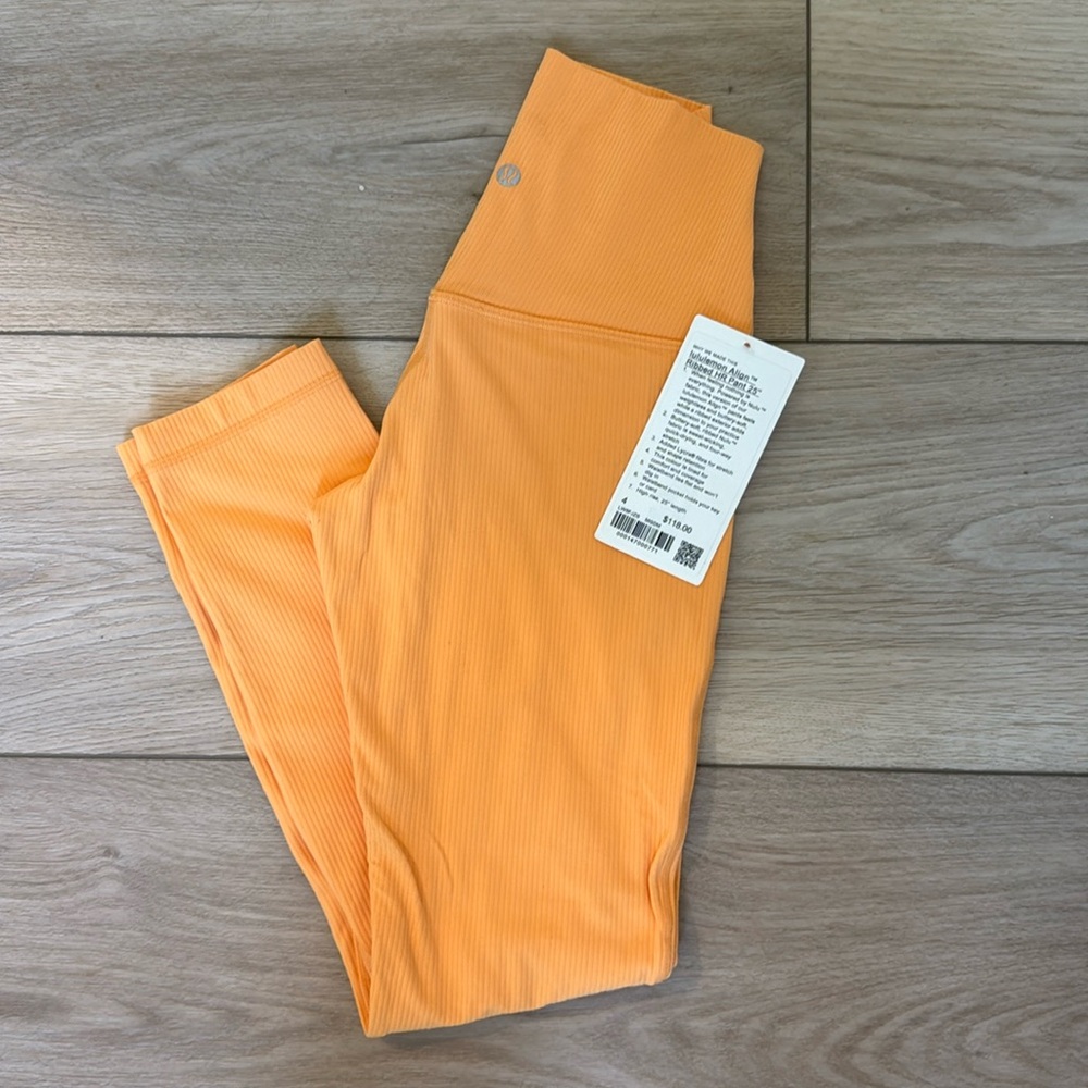 NWT Lululemon Align Ribbed HR Pant 25”